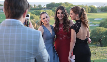  Paula Gómez, Úrsula Werge y Laura Pelayo.