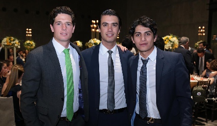  Diego Jourdain, Jojo Torre y Joel López.