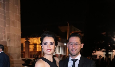  Ana Gaby Díaz Infante y Abraham Salgado.