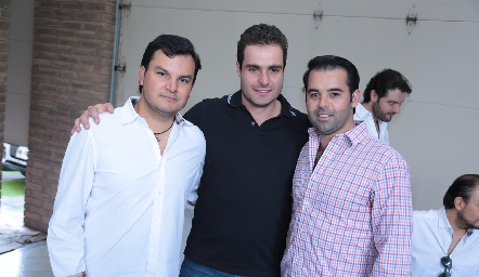  Raúl Torres, Carlos Saiz y Fernando Labastida.