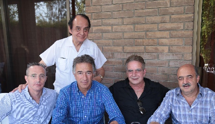  José León, Luis Javier Vera, Alejandro Abud, Daniel Dauajare y Georges Muossa.