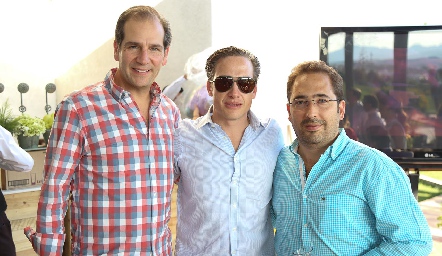  Diego Borja, Pablo González y Alejandro Gallo.