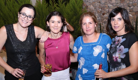  Gabriela Hernández, Paulina Vivanco, Georgina Anaya y Marisol de la Maza.