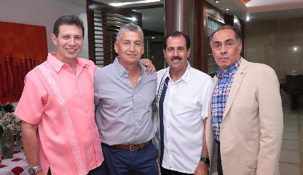  Luis Navarro, Ramón Zacarías, Alberto Kasis y Gerardo Chevaile.
