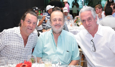  Mauricio Meade, Evaristo Lafuente y Manuel Montiel.