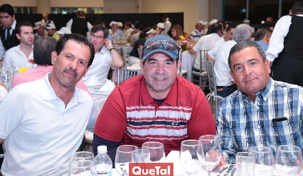  Romeo Gutiérrez, Pablo Camargo y Luis Ramírez.
