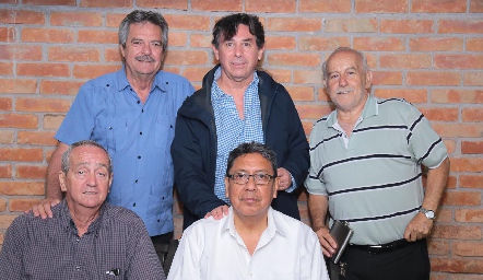  David Echenique, Guillermo Barragán, Ricardo Narváez, Luis Echenique y Carlos Pérez.