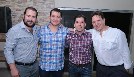  Luis Franco, Nacho Puente, César Anaya y Mariano Niño.