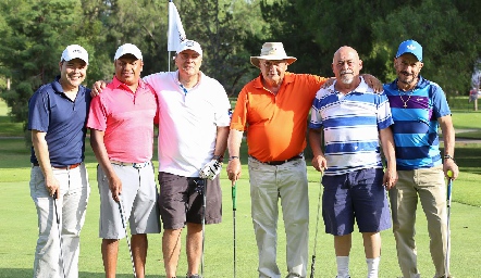  Luis Escobar, Gonzalo Alanis, Ignacio López, Alejandro Hernández, Ernesto García y Arturo Hernández  .