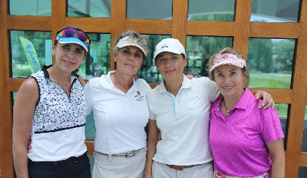  Gaby Godínez, Ana Laura Azcárraga, Lilian Muñoz y Lidy Heinze.