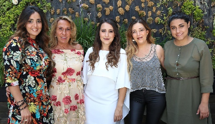 Eli Kury, Luz Elena Mézquida, Cristy Massa, María José Rodríguez y Bárbara Rodríguez.