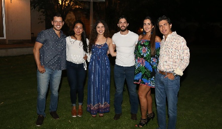  José Ángel Safont, Paola Rodríguez, Alejandra Gascón, Mauricio Kury, Eli Kury y Toño Rodríguez.