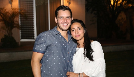José Ángel Safont y Paola Rodríguez.
