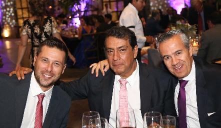  Diego Cejas, Cacho Rodríguez y Juan Bernardo Ávila.