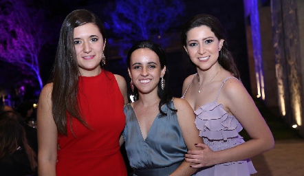  Ana Paula González, Cecilia García y Larissa Fuentes.