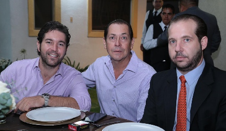  Alejandro Zamanillo, Ricardo Sánchez y Ramón Zamanillo.