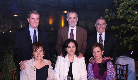  Gerardo y Patricia García, Javier Aguirre y Yolanda Otero, Mario y Silvia Noriega.