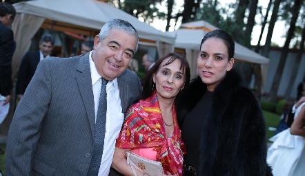  Alberto Lozano, Susana Rangel y María José Torres.