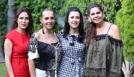  Maribel Lozano, Mimí Hinojosa, Liliana Meza y Martha Díez Gutiérrez.