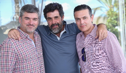  Oscar Zermeño, Fernando Abaroa y Güicho Fernández.