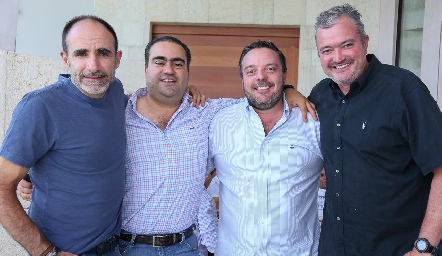  Juan Carlos Abaroa, Juan José Leos, Héctor Morales y Juan Hernández.