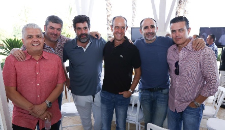  Gerardo Rodríguez, Oscar Zermeño, Fernando Abaroa, Gildo Gutiérrez, Juan Carlos Abaroa y Güicho Fernández.