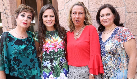  Beatriz Daujare, Andrea Hernández, Luz Elena Mézquida y Rocío Ávila.