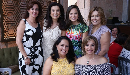  Yolanda Payán, Rosy Vázquez, Andrea Hernández, Ángeles Barba, Laura de Bravo y Beatriz Lavín.