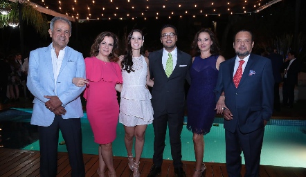  Eduardo Estrada, Ana Luisa Torres, Luli Lamas, Javier Campos, Graciela Valdez y Javier Campos.