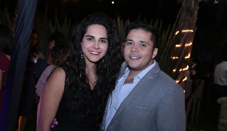  Claudia Estrada y Enrique Gaviño.