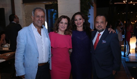  Eduardo Estrada, Ana Luisa Torres, Graciela Valdez y Javier Campos.