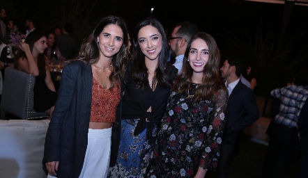  Marina Jourdain, Fernanda Arriaga y Mariana Alcalá.