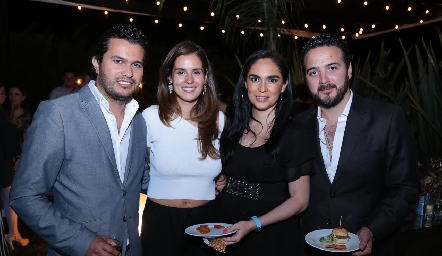 José Ramón Barragán, Valeria Flores, Maricarmen Mejía y Alejandro Granados.