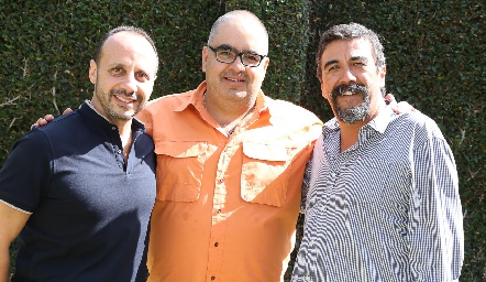  Filiberto Maza, Armando Rentería y Gerardo Galván.