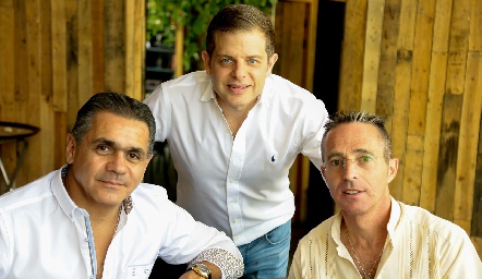  Mauricio Abud, Juan Carlos Feres y Luis Javier Vera.