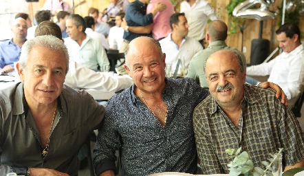  Fernando Abud, Javier López y Geroges Mussa.