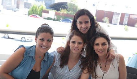  Marijó Bernal, Fernanda Zárate, Alejandra Güemes y Alejandra Dip.