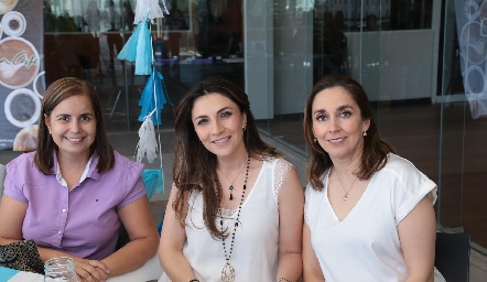  Gabriela Díaz, Alejandra Dip y Nuria Ejarque.