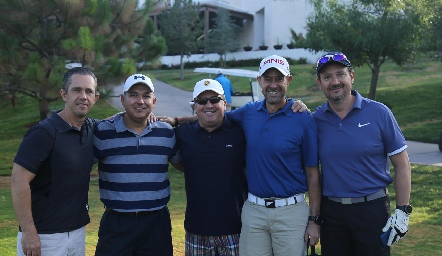  Eduardo Espinosa, Chino Villarreal, Jorge Gómez, Gildo Gutiérrez y Manuel Toledo.