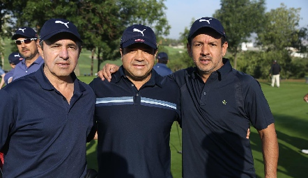  Gerardo Valle, Aldo Pizzuto y Obed Gutiérrez.