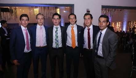  Juan Pablo Lomelí, Chema Zulaika, Fede Delgado, Mau Cohen, Juan Pablo Ascanio y Miguel González.