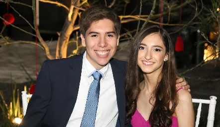 José Manuel Vidales y Mariana Camou .