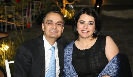 Octaviano Gómez y Alejandra Retes.
