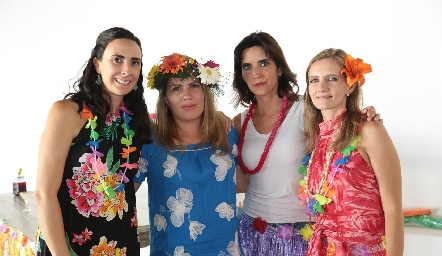  Regina Ibáñez, Geo Anaya, Marisol de la Maza e Isa Marti.