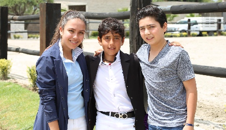  Bárbara, Marcelo y Marcelo.