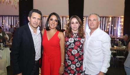 Adán Espinoza, Malena Sánchez, Lorena Villalobos y Raul Suárez.