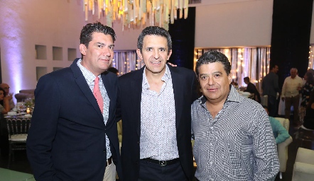  Daniel Díaz, Adán Espinoza y Luis Fonseca.