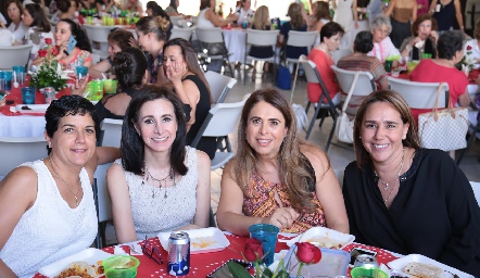 Paty Nava, Alam Rosa Bravo, Pilar Díaz de León y Adriana Valle.