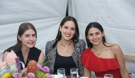  Karen de Anda, Sofía Armendáriz y Fernanda Quiroz.