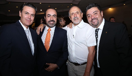  Güicho Fernández, Gustavo Puente, Juan Andere y Alejandro Pérez.